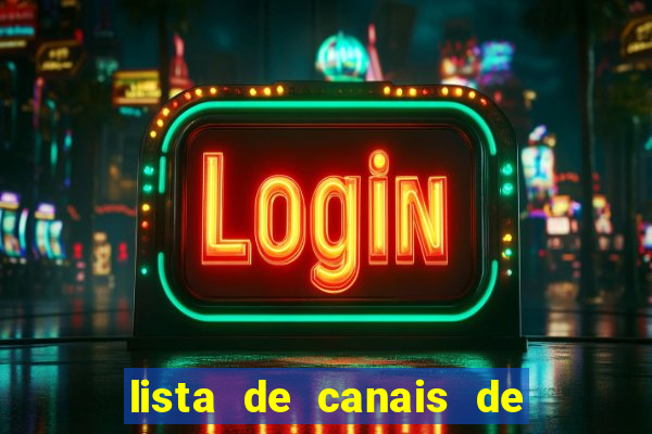 lista de canais de esporte iptv